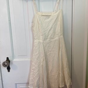 Off-white backless mini dress